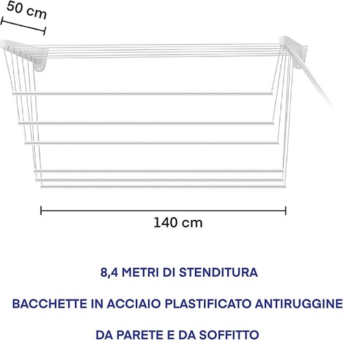 Stendibiancheria saliscendi - stendibiancheria,