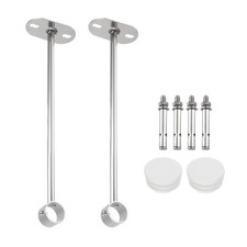 2 Pezzi Staffe per Asta